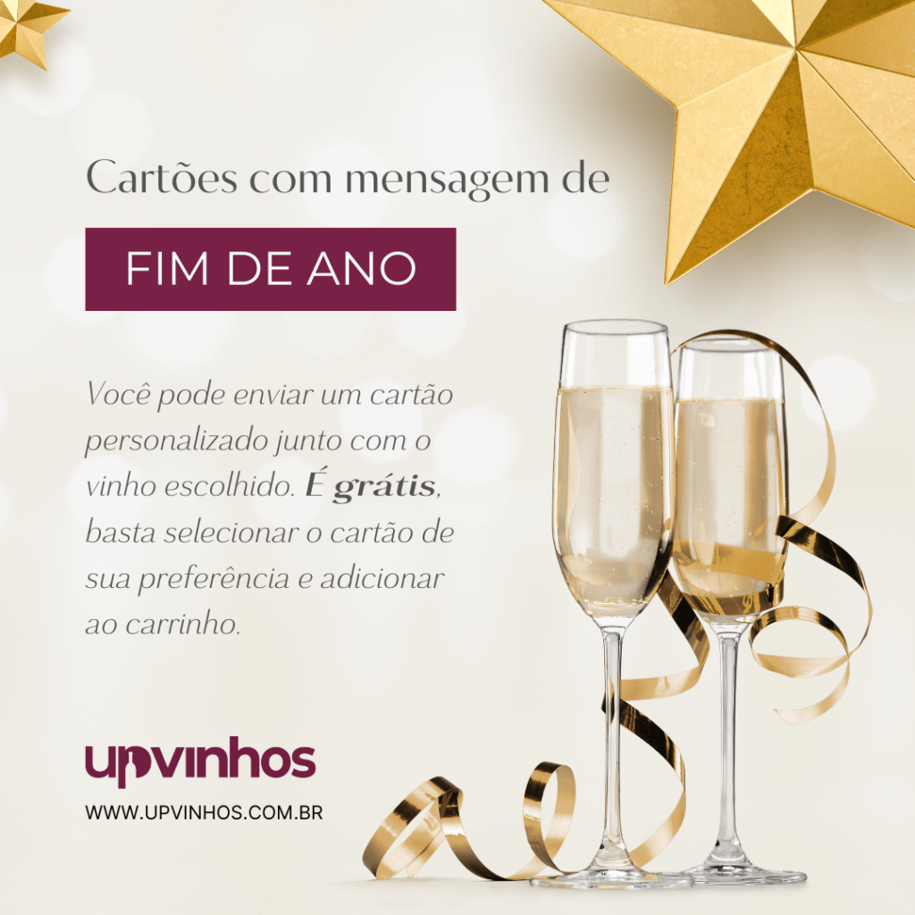 Cartão de Fim de Ano - UpVinhos